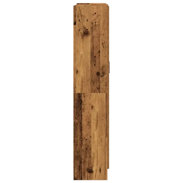 vidaXL Highboard Old wood Engineered wood Tall Sideboard Rectangular - Image 5