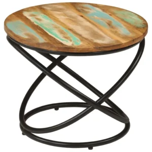 vidaXL Coffee Table Mixed color finish Solid reclaimed wood, Steel Medium