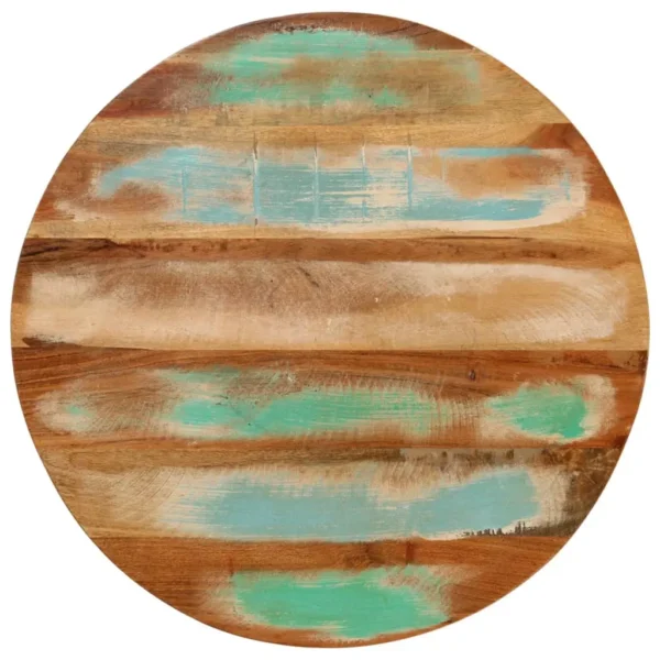 vidaXL Coffee Table Mixed color finish Solid reclaimed wood, Steel Medium - Image 4