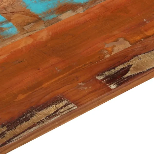 vidaXL Table Top Multicolor Solid reclaimed wood 23.6 x 39.4 in Durable - Image 5