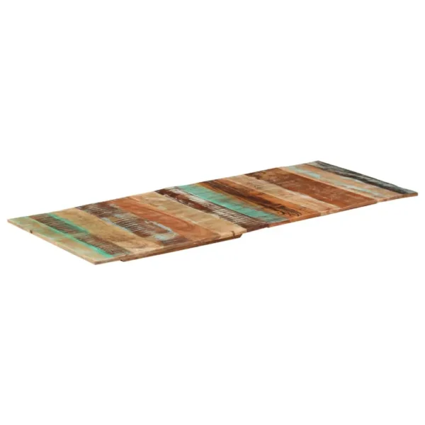  Rectangular Table Top 23.6x55.1" 0.59 - 0.63 " Solid Reclaimed Wood