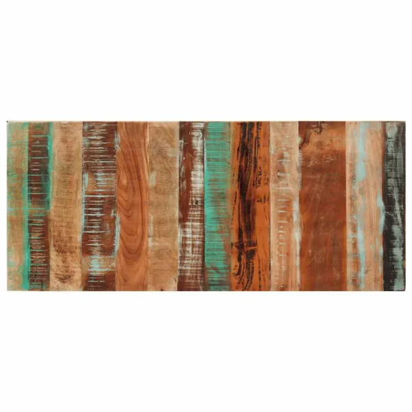  Rectangular Table Top 23.6x55.1" 0.59 - 0.63 " Solid Reclaimed Wood - Image 2