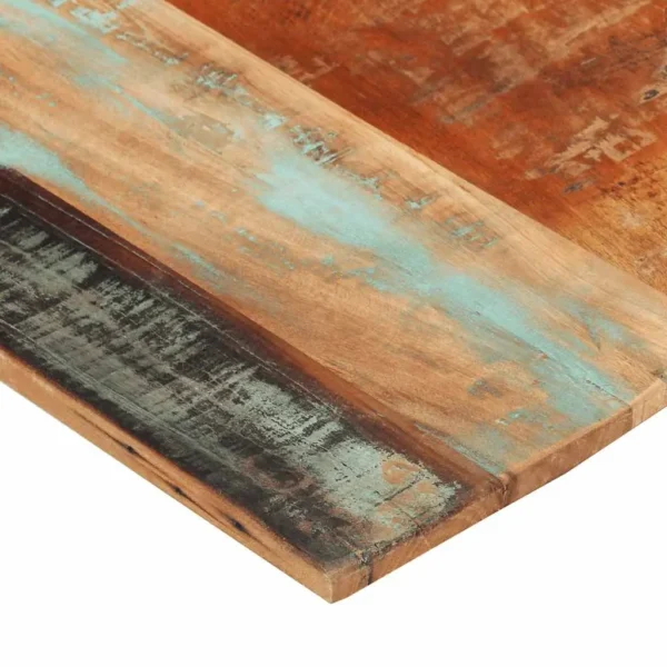  Rectangular Table Top 23.6x55.1" 0.59 - 0.63 " Solid Reclaimed Wood - Image 4