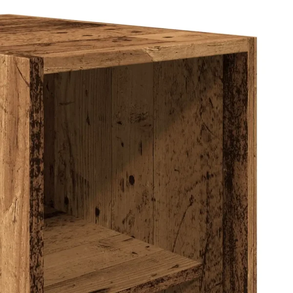 vidaXL Wardrobe Old wood Engineered wood Compact Wardrobe Rectangular - Image 7