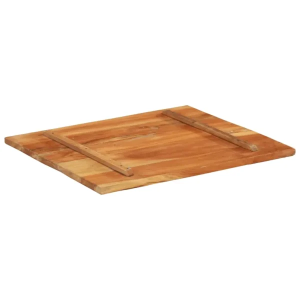 vidaXL Table Top Various wood tones Solid reclaimed wood 27.6 x 31.5 in - Image 3