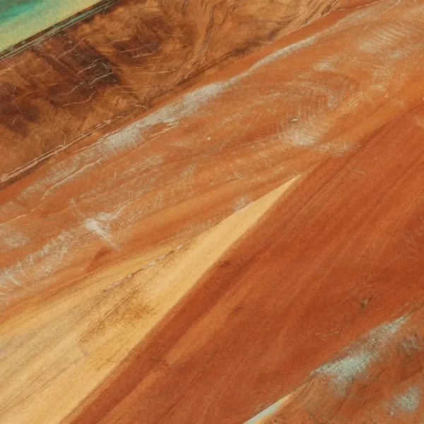 vidaXL Table Top Various wood tones Solid reclaimed wood 27.6 x 31.5 in - Image 5