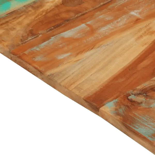 vidaXL Table Top Various wood tones Solid reclaimed wood 27.6 x 31.5 in - Image 6
