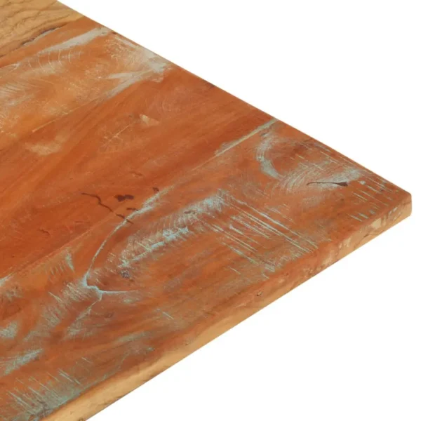 vidaXL Table Top Various wood tones Solid reclaimed wood 27.6 x 31.5 in - Image 7