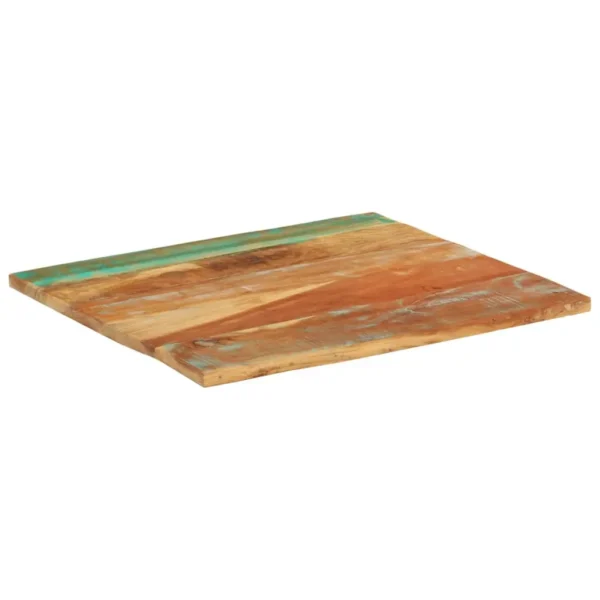 vidaXL Table Top Various wood tones Solid reclaimed wood 27.6 x 31.5 in - Image 10