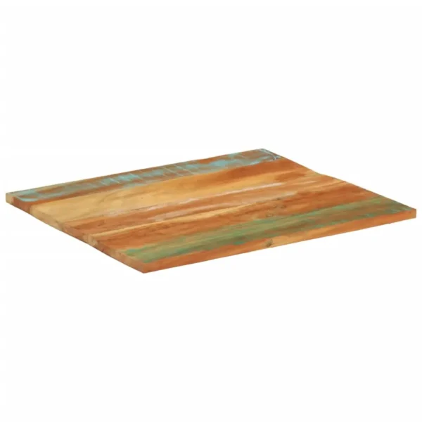vidaXL Table Top Various wood tones Solid reclaimed wood 27.6 x 31.5 in - Image 11