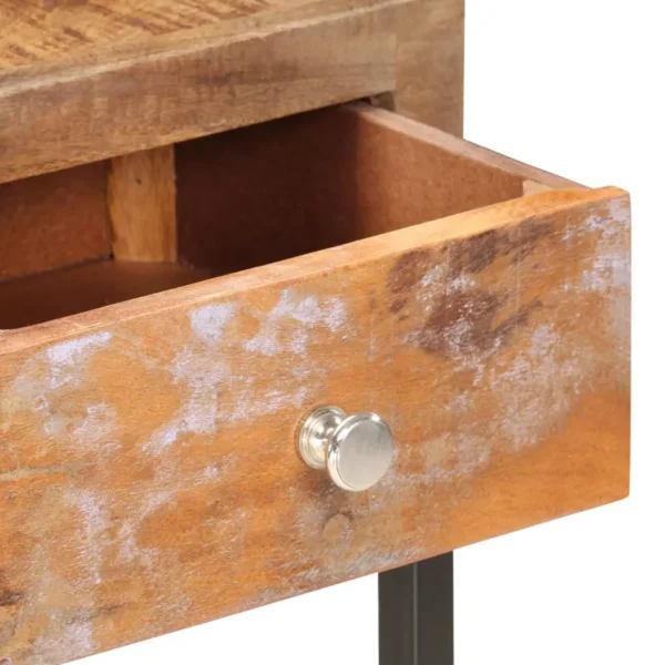  Console Table Mixed shades of reclaimed wood - Image 4