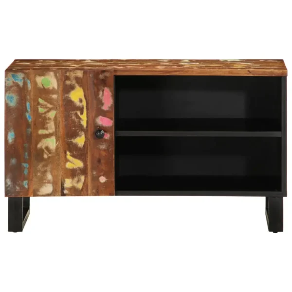 vidaXL TV Cabinet Mixed Color Finish Solid Reclaimed Wood Medium - Image 3
