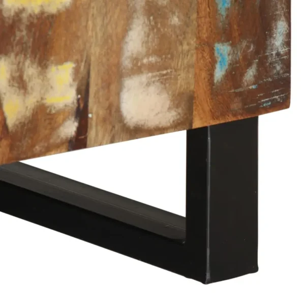 vidaXL TV Cabinet Mixed Color Finish Solid Reclaimed Wood Medium - Image 8