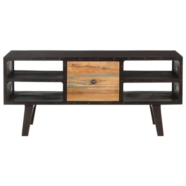  Coffee Table Black and brown Solid reclaimed wood, MDF - Image 2