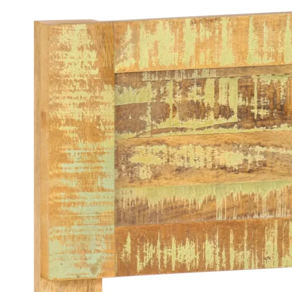 Bed Frame Reclaimed Wood Color Solid reclaimed wood, steel Double - Image 6
