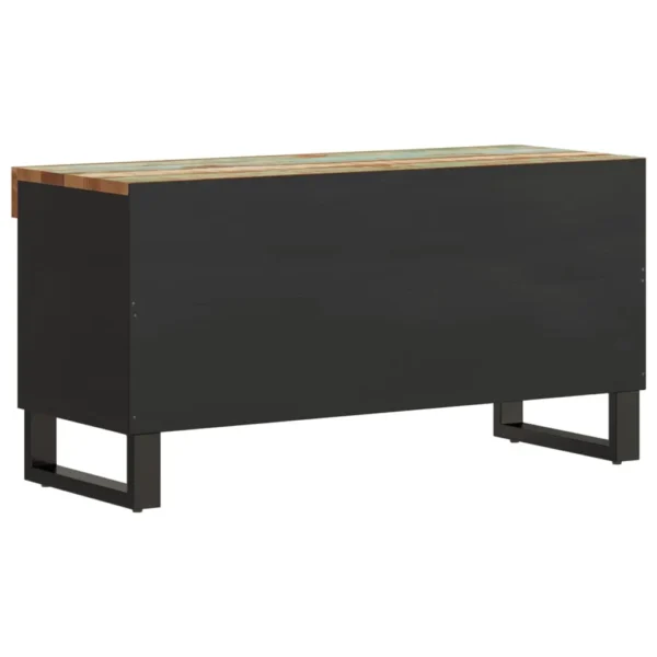 vidaXL TV Cabinet Varied Solid reclaimed wood, iron Medium TV Cabinet - Image 5