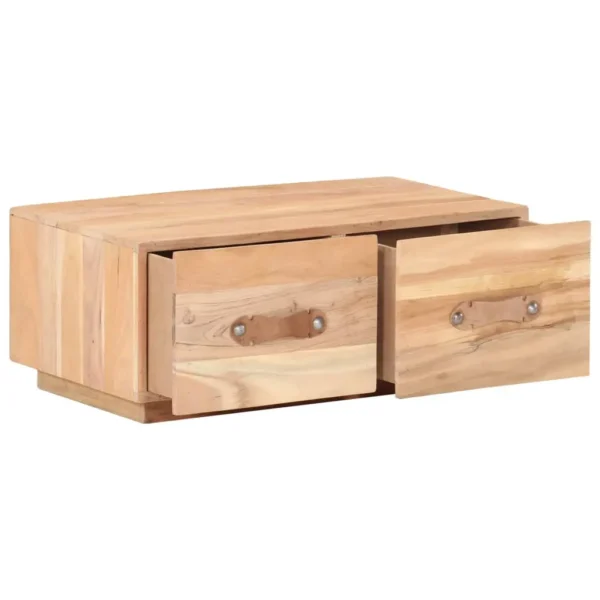 Coffee Table Natural wood Solid Reclaimed Wood 35.4 x 19.7 in - Image 2