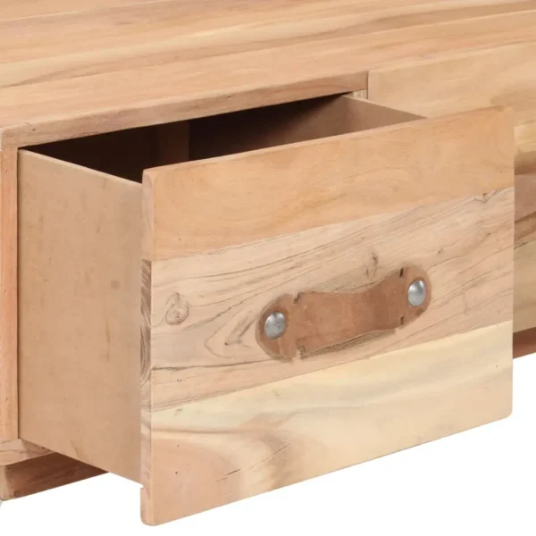Coffee Table Natural wood Solid Reclaimed Wood 35.4 x 19.7 in - Image 6