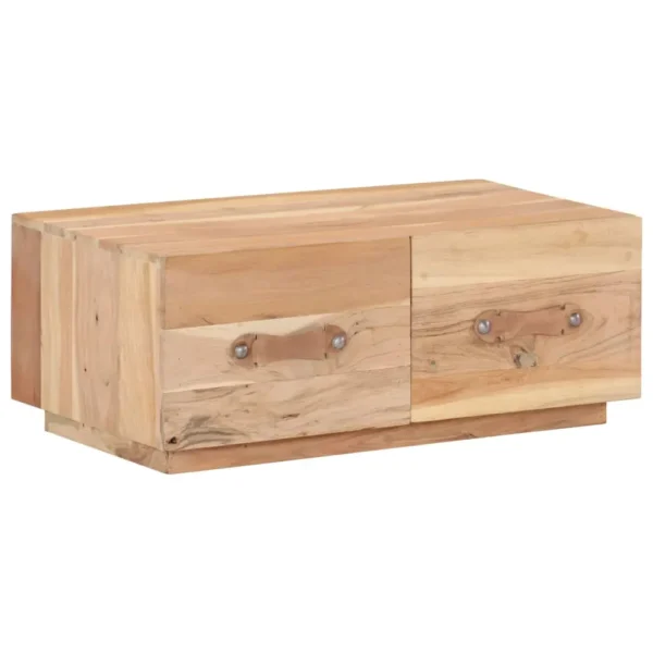 Coffee Table Natural wood Solid Reclaimed Wood 35.4 x 19.7 in - Image 9