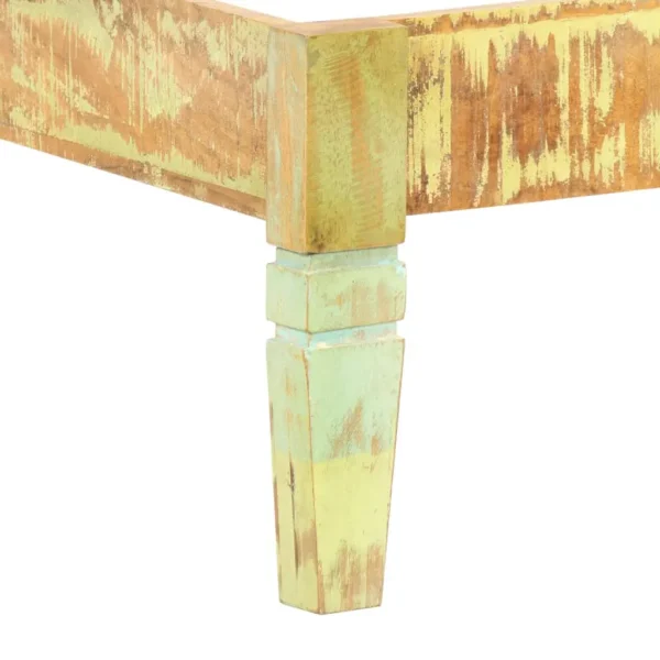 Bed Frame Reclaimed Wood Finish Solid Reclaimed Wood Super King - Image 7