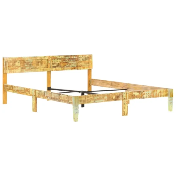 Bed Frame Reclaimed Wood Finish Solid Reclaimed Wood Super King - Image 11
