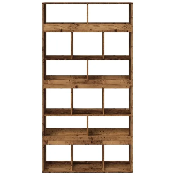 vidaXL Room Divider Old Wood 39.4x13.0x73.8" Engineered Wood - Image 3