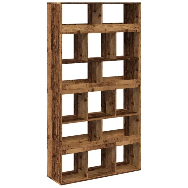 vidaXL Room Divider Old Wood 39.4x13.0x73.8" Engineered Wood - Image 5