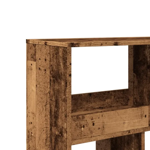 vidaXL Room Divider Old Wood 39.4x13.0x73.8" Engineered Wood - Image 6