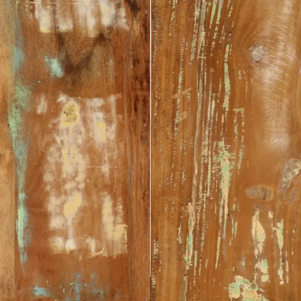 Dining Table Unique due to reclaimed wood (multicoloured) - Image 20