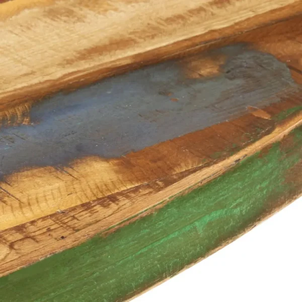  Dining Table Multicolor Solid Reclaimed Wood Medium Durable - Image 21