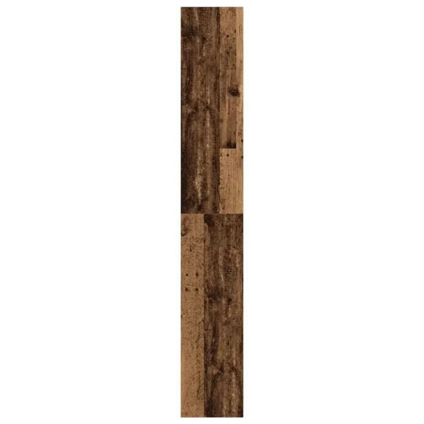 Book Cabinet/Room Divider Reclaimed Wood 31.5x11.8x78 in - Image 15